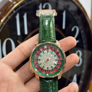 Jacob&Co Casiono Watch Replica in Black Color Full Green