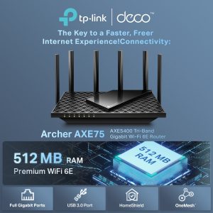 Shop TP-Link Archer 75 Router with 6 antennas & 512MB RAM for high-speed WiFi. Perfect for home & office use. Order now for the best price in Karachi & Pakistan!