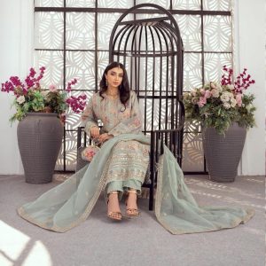 3 Pcs Suit for Wedding | EMBROIDERED Suit | Brands Replica 3 Pcs Suit | Tawakal Suit