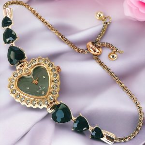 Buy Heart Shape Watch Bracelet for Women | Stylish & Elegant Ladies Watch – Shop2Door