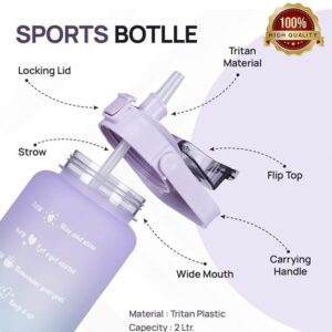 3-in-1 themed motivational water bottles