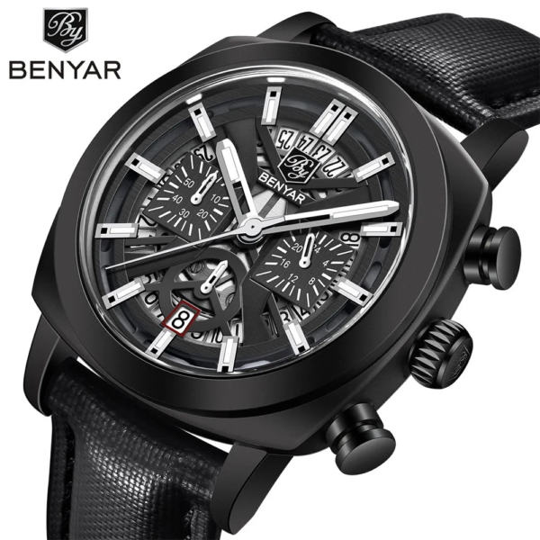 Benyar By 5205 Fusion Chrono Watch in Black colour by Shop2door.com.pk