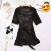 Luxury 3-Piece Silk Nighty Set | Soft China Silk Sleepwear for Women