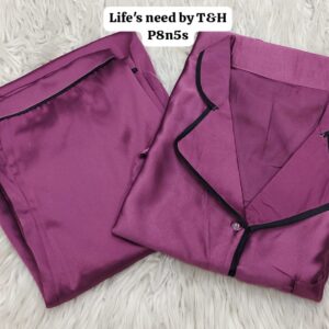 2-Piece Silk Night Suit | Luxury China Silk Nightwear for Women