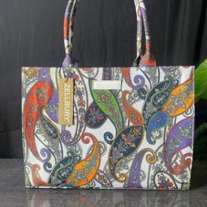 Floral Pattern Colorful Tote Bag for Women | Floral Tote Bags Price in Pakistan – Shop2Door