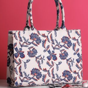Floral Pattern Colorful Tote Bag for Women | Floral Tote Bags Price in Pakistan – Shop2Door