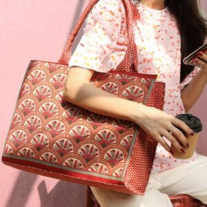 Floral Pattern Colorful Tote Bag for Women | Floral Tote Bags Price in Pakistan – Shop2Door