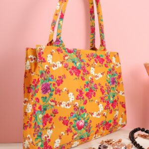 Floral Pattern Colorful Tote Bag for Women | Floral Tote Bags Price in Pakistan – Shop2Door