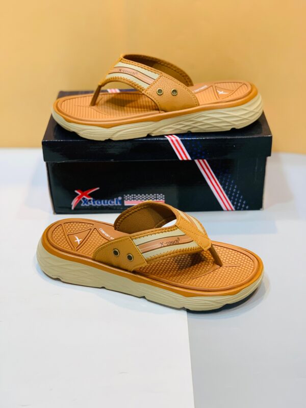 X Touch Soft Sole Men’s Slipper – Medicated Chapal for Daily Comfort