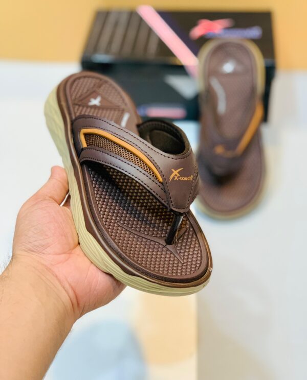 X Touch Soft Sole Men’s Slipper – Medicated Chapal for Daily Comfort