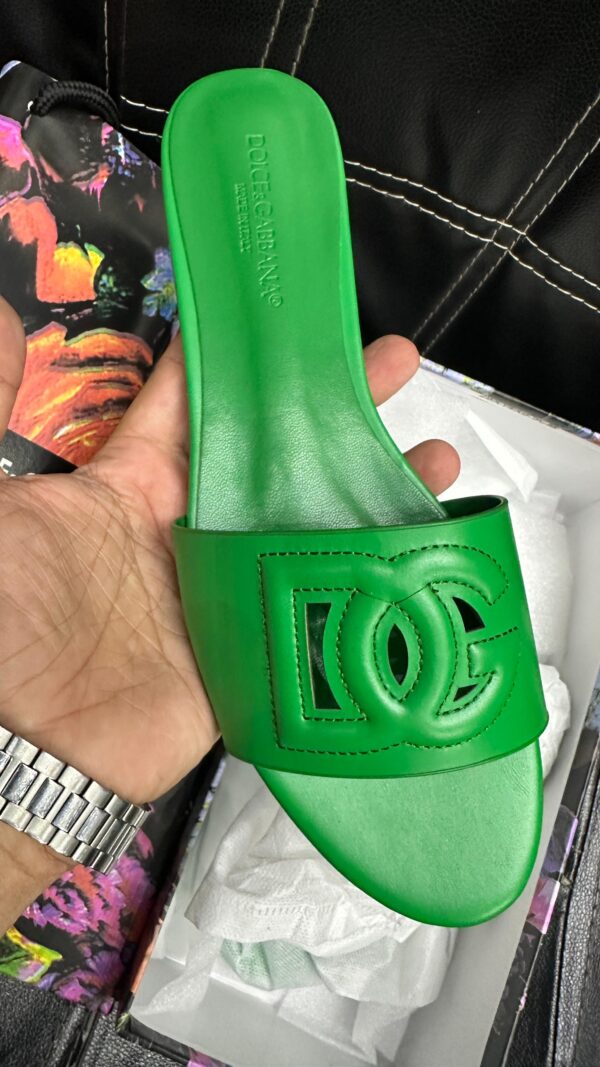 Dolce & Gabbana Black & Green Slipper Price in Pakistan
