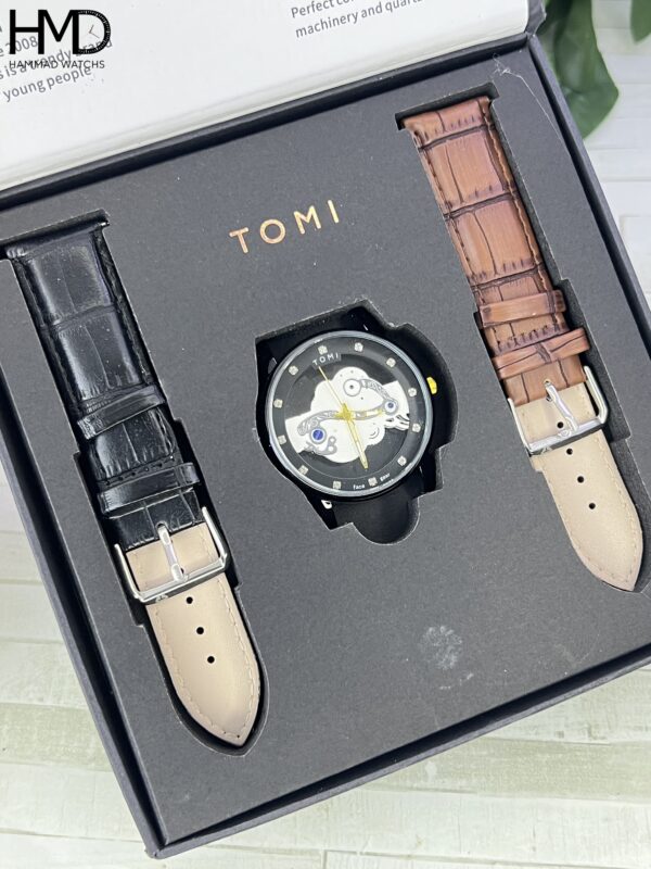 Buy TOMI Face Gear Model Watch in Pakistan with dual straps