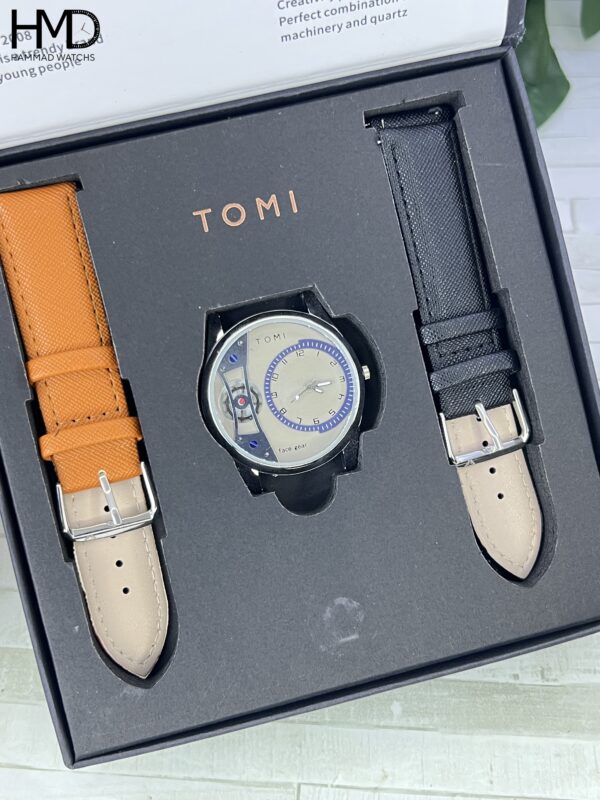 Buy TOMI Face Gear Model Watch in Pakistan with dual straps