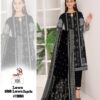 Shop Black & White 3-piece lawn suit for Muharram special