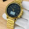 Skmei 1652 Dual Time Watch | Analog-Digital Stainless Steel Men's Watch