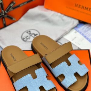 Hermès Chypre Stone Embellished Sandals – Glamour in Every Step