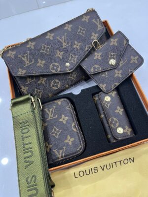 Louis Vuitton 4 Pcs Crossbody Bag Set by Shop2Door Store