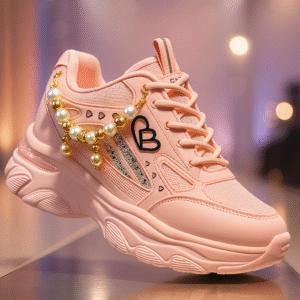 Chunky heel sneakers for girls in Pakistan