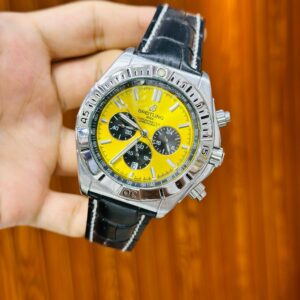 ⌚ BREITLING Master Copy Watch – Chronograph Working | Leather Strap