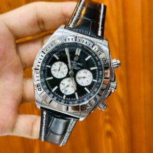 ⌚ BREITLING Master Copy Watch – Chronograph Working | Leather Strap