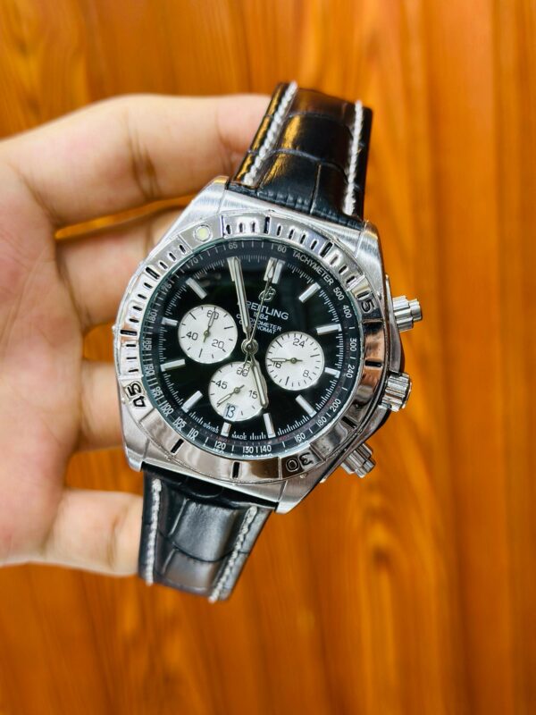 ⌚ BREITLING Master Copy Watch – Chronograph Working | Leather Strap