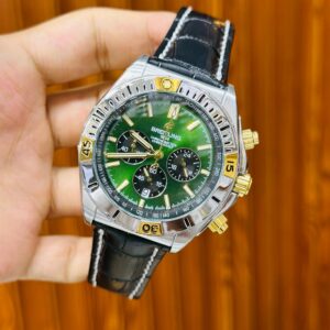 ⌚ BREITLING Master Copy Watch – Chronograph Working | Leather Strap