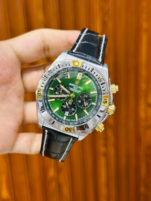 ⌚ BREITLING Master Copy Watch – Chronograph Working | Leather Strap