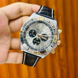 ⌚ BREITLING Master Copy Watch – Chronograph Working | Leather Strap