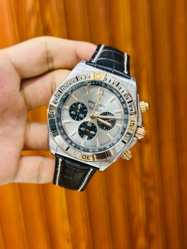 ⌚ BREITLING Master Copy Watch – Chronograph Working | Leather Strap