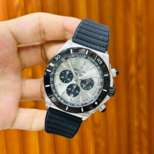 Breitling Chronograph Watch – Master Copy with Leather Strap | Shop2Door Pakistan
