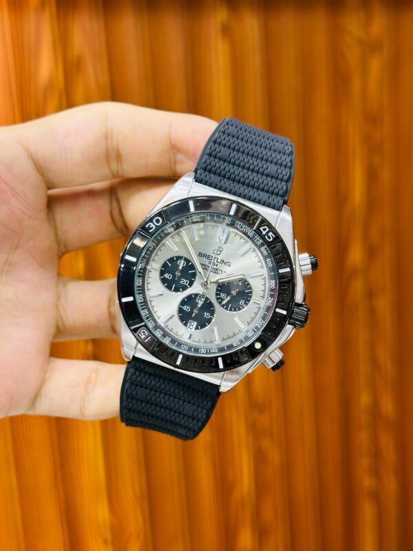 Breitling Chronograph Watch – Master Copy with Leather Strap | Shop2Door Pakistan