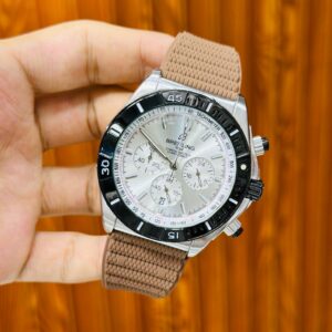 Breitling Chronograph Watch – Master Copy with Leather Strap | Shop2Door Pakistan