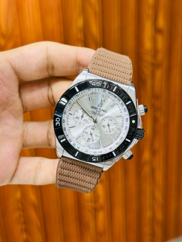 Breitling Chronograph Watch – Master Copy with Leather Strap | Shop2Door Pakistan