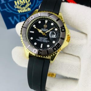Rolex Yacht-Master Master Copy Watch – New Model with Big Case & Silicone Strap