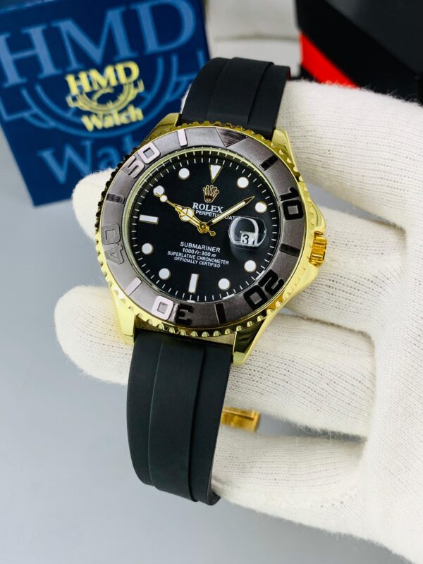 Rolex Yacht-Master Master Copy Watch – New Model with Big Case & Silicone Strap