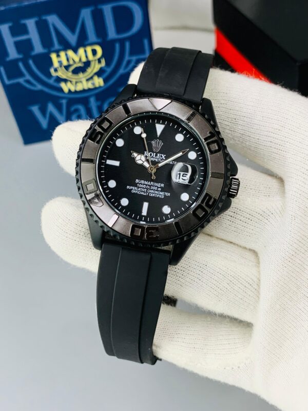 Rolex Yacht-Master Master Copy Watch – New Model with Big Case & Silicone Strap