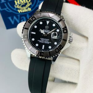Rolex Yacht-Master Master Copy Watch – New Model with Big Case & Silicone Strap