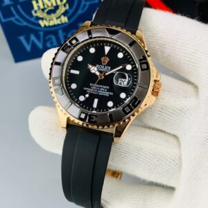 Rolex Yacht-Master Master Copy Watch – New Model with Big Case & Silicone Strap