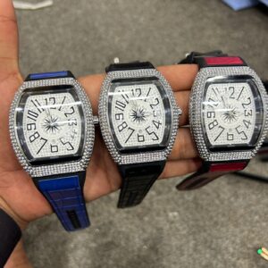 Franck Muller-Inspired Square Diamond Style Watch – For Gents | Master Quality