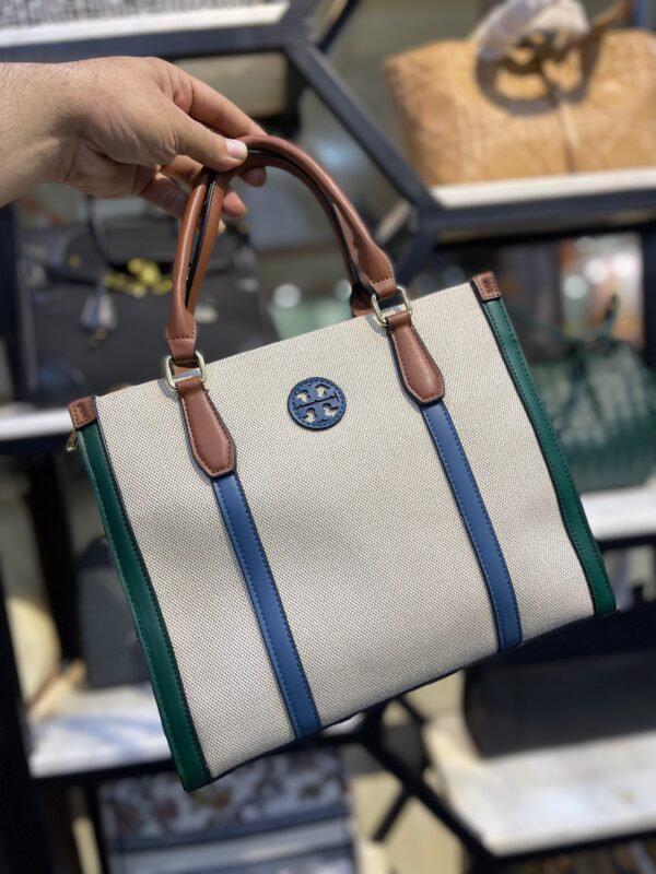 👜 Tory Burch Canvas Tote Bag – Master Copy | Premium TB Style with Detachable Strap