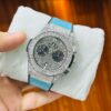 Hublot Stone Case Watch Replica – Diamond Style Chronograph | Shop2Door Pakistan