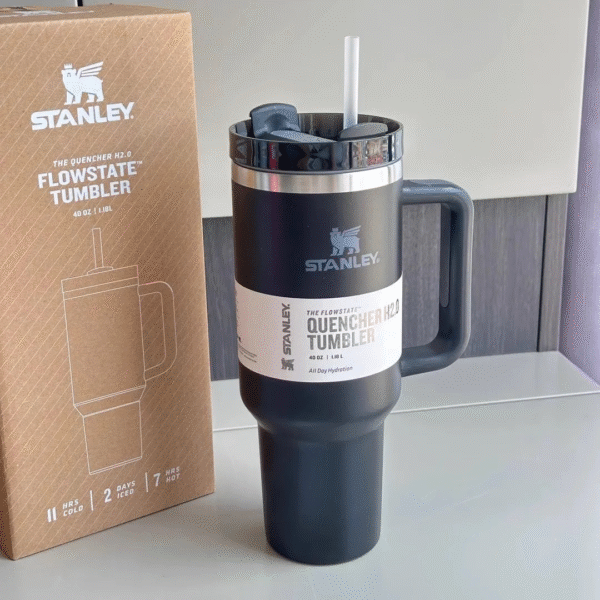 Stanley Quencher Tumbler – Master Copy 40oz | Double-Wall Insulated with Straw