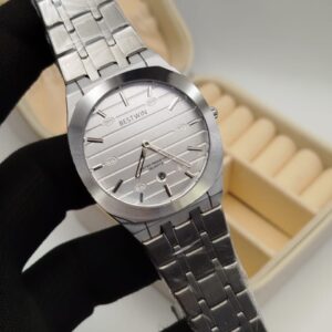 BESTWEN Slim Dial Watch for Men