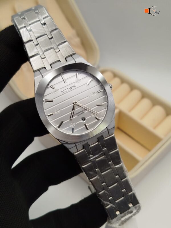 BESTWEN Slim Dial Watch for Men