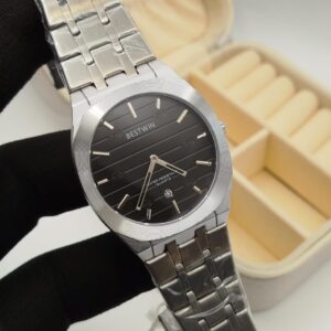 BESTWEN Slim Dial Watch for Men