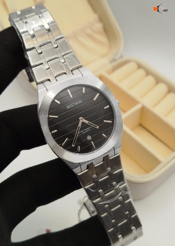 BESTWEN Slim Dial Watch for Men