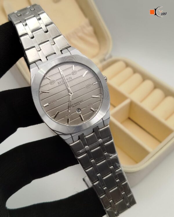 BESTWEN Slim Dial Watch for Men
