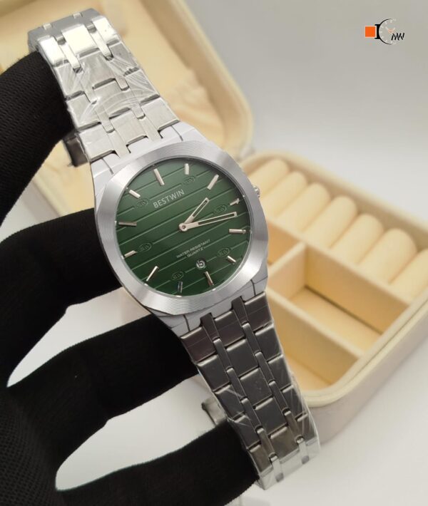 BESTWEN Slim Dial Watch for Men