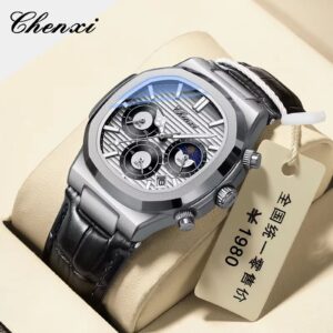 CHENXI Original Chronograph & Monograph Watch – Nautilus Design Men’s Luxury Watch in Pakistan