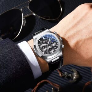 CHENXI Original Chronograph & Monograph Watch – Nautilus Design Men’s Luxury Watch in Pakistan